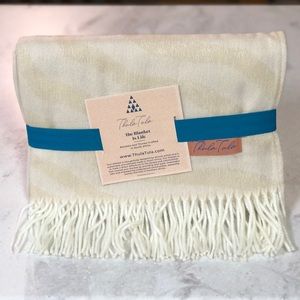 NWT Thula Tula Ivory African Zebra Blanket